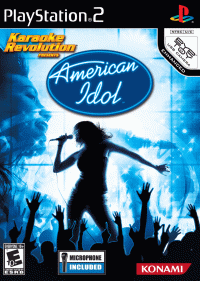 Karaoke Revolution Presents: American Idol w/ Microphone Playstation 2 US box art